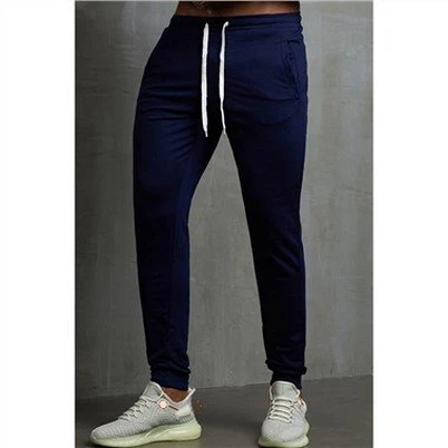 Drawstring Waist Elastig Dynion Joggers Achlysurol
