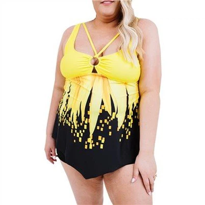 Swimdress a Shorts Plus Size Tankini
